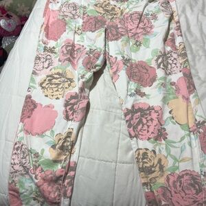 Nine West Vintage floral denim pants